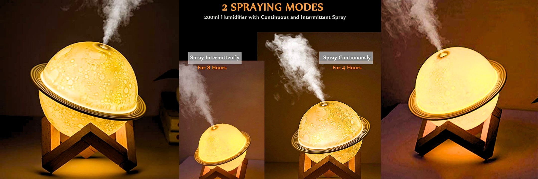 Saturn diffuser light lamp-Apollo Universe