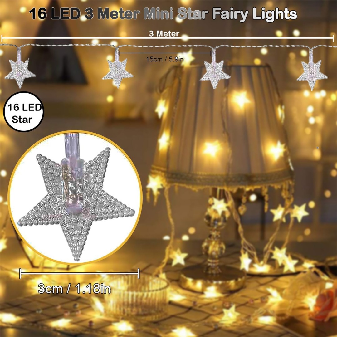 Star string LED Lights, fairy LED Light for Diwali, Christmas decoration-Apollo Universe