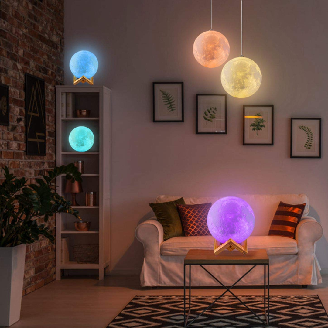 Moon Light Lamp, Pack of 2- Planet Lamp-Apollo Universe