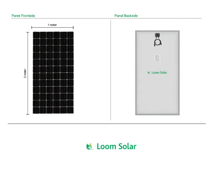 Loom Solar 3 kilowatt offgrid solar rooftop system installation with 1 Year AMC - Apollo Universe