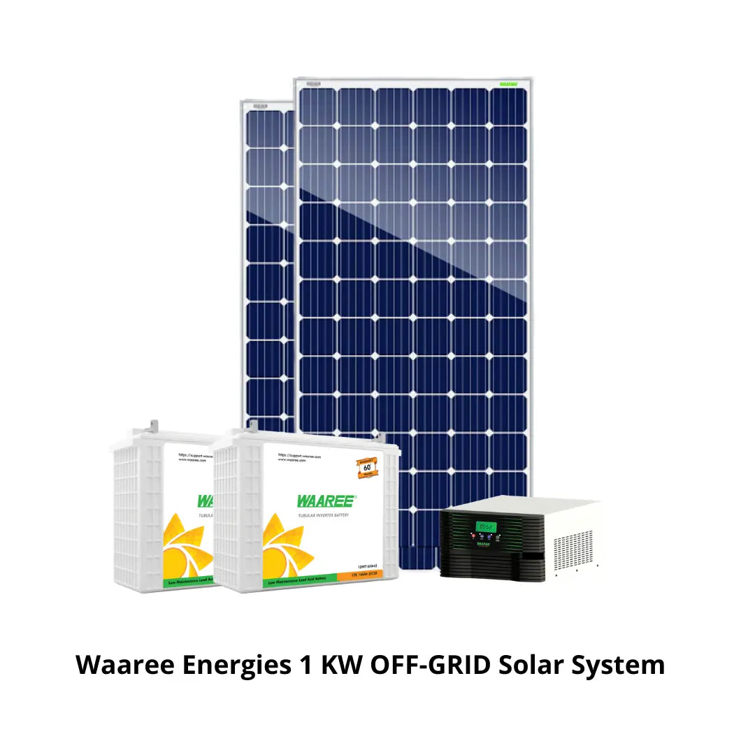 Waaree Energies 1 Kilo Watt OFF-GRID Solar System Kit - Apollo Universe