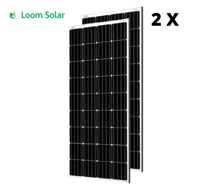 Loom Solar 390 Watt - 230 Volts AC Mono Crystalline Solar Panel (Pack of 2) - Apollo Universe