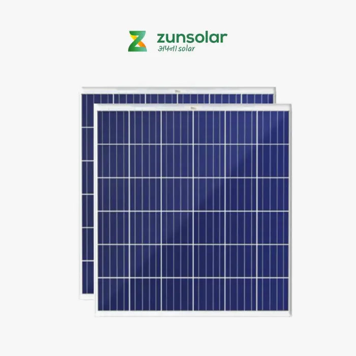 ZunSolar Carat 24 ZR 50 Watt Polycrystalline Solar Panel (Pack of 2) - Apollo Universe