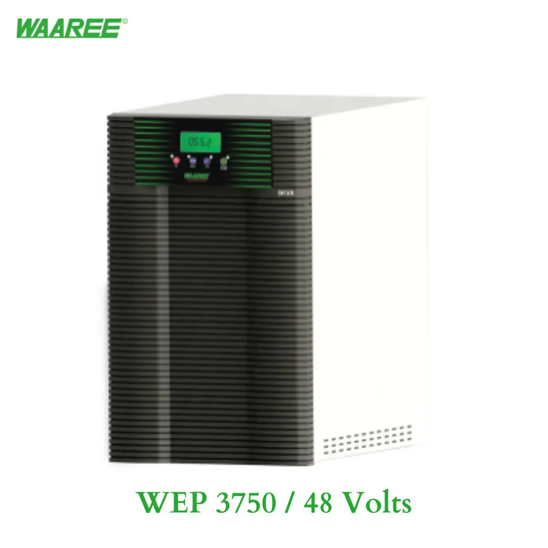 Loom Solar 3.2 kilowatt, off-grid, Mono-Crystalline solar rooftop system with Luminous/Waaree Inverter, Luminous C-10 solar batteries with complete installation Apollo Universe Services