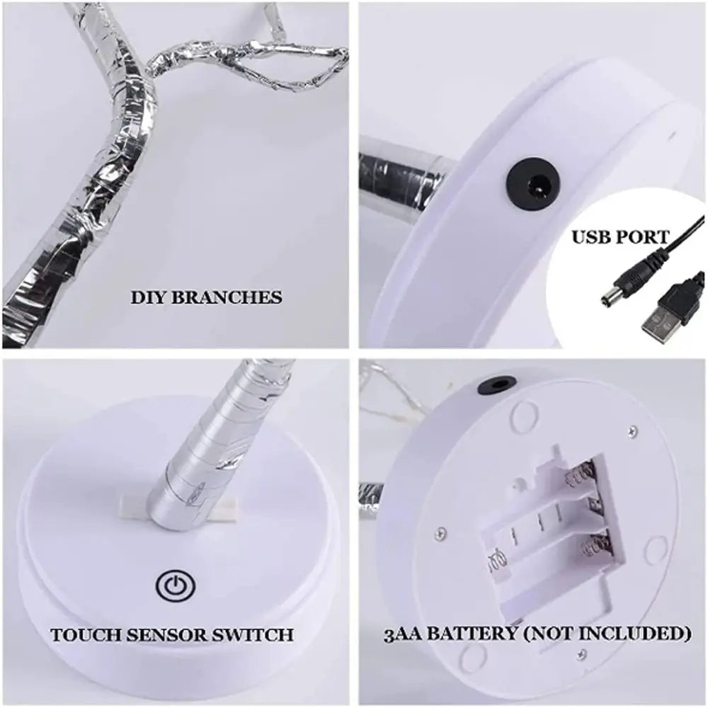 Apollo Universe Bonsai Tree LED light for Home Decoration on Diwali, Christamas, New Year, Pearl Node Lamp