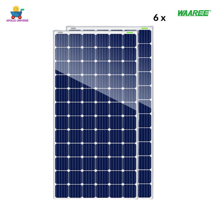 Waaree Energies 2 Kilo Watt Solar OFF-GRID System price Kit - Apollo Universe