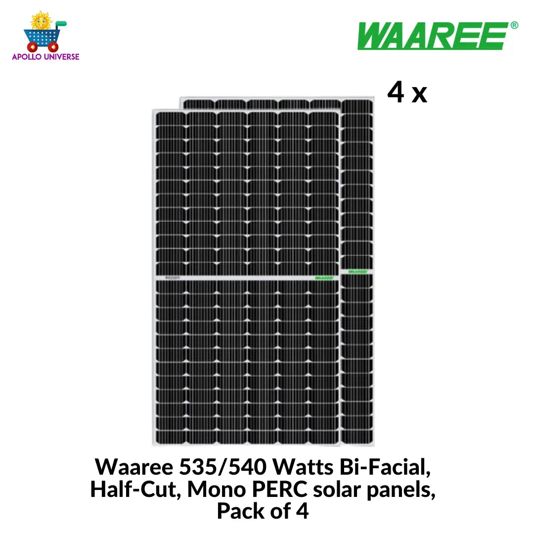 Waaree 2 Kilowatt off-grid solar rooftop combo system-Apollo Universe