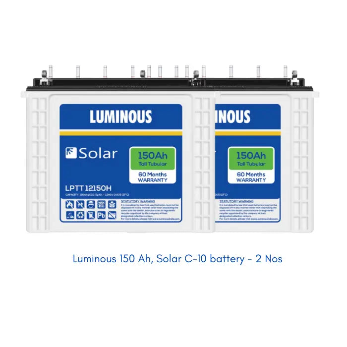 Luminous Solar 1 kW, Poly-Crystalline off-grid combo kit (without installation) - Apollo Universe
