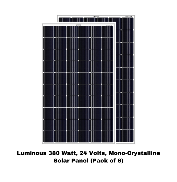 Luminous Solar 2 Kilowatt  Off-Grid Mono-Crystalline Solar System - Apollo Universe