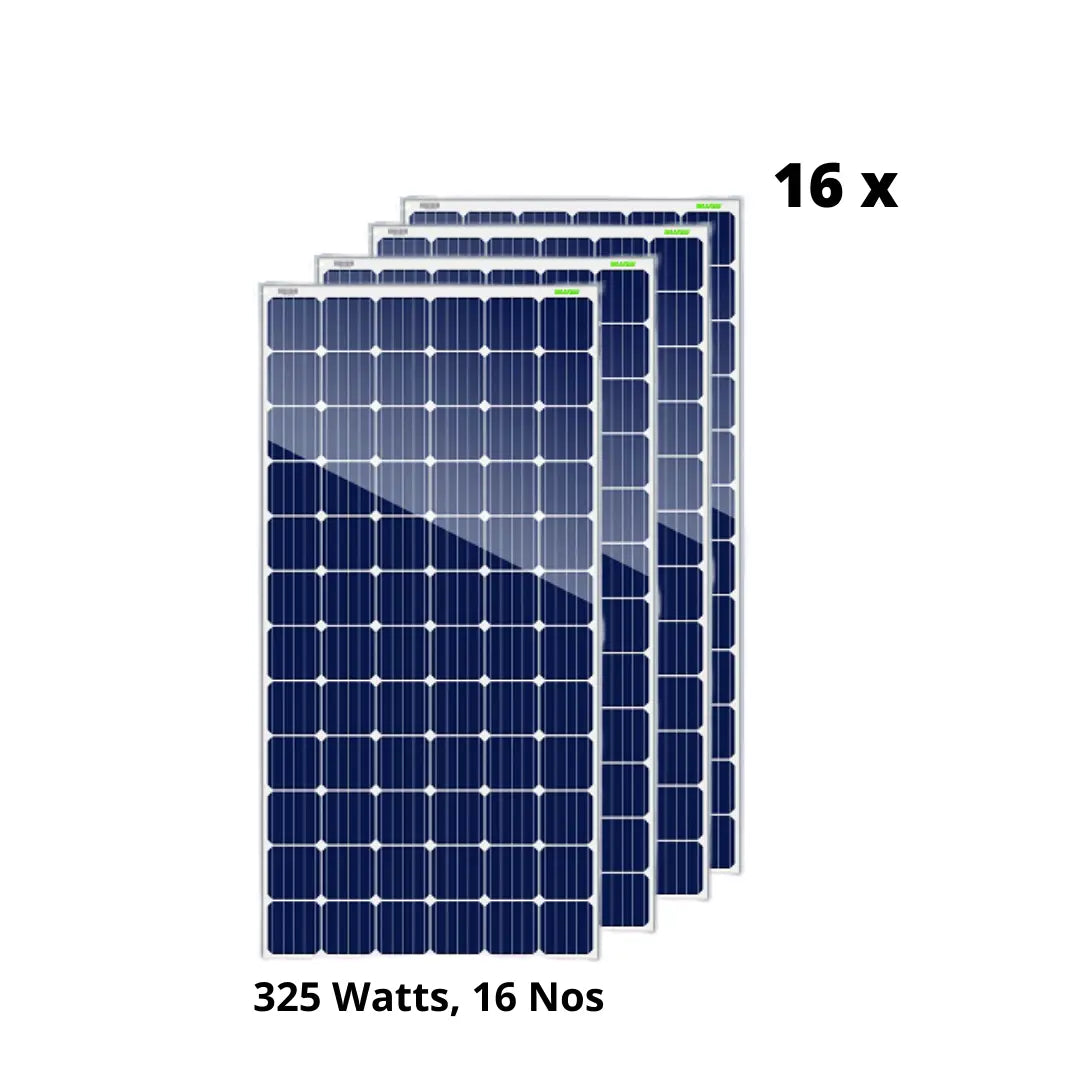 Waaree Energies 5.2 Kilo Watt OFF-GRID Solar System Kit - Apollo Universe