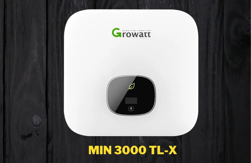 Growatt MIN 3000-TL-X, 4 Kilowatt, 1-Phase ON-GRID Inverter with Wi-Fi & LED Display - Apollo Universe
