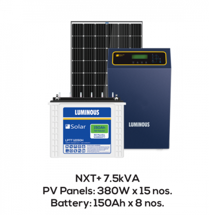 Luminous Solar 5.7 Kilowatt, 1-Phase Off-Grid Mono-Crystalline Solar System - Apollo Universe