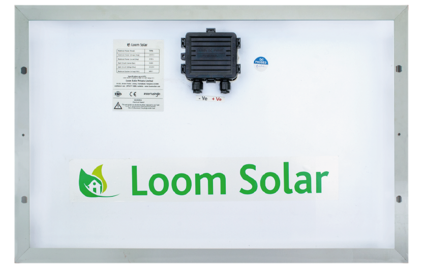 Loom Solar 50 Watt - 12 Volts Mono Crystalline Solar Panel - Apollo Universe