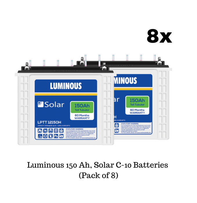 Luminous Solar 5.7 Kilowatt, 1-Phase Off-Grid Mono-Crystalline Solar System - Apollo Universe