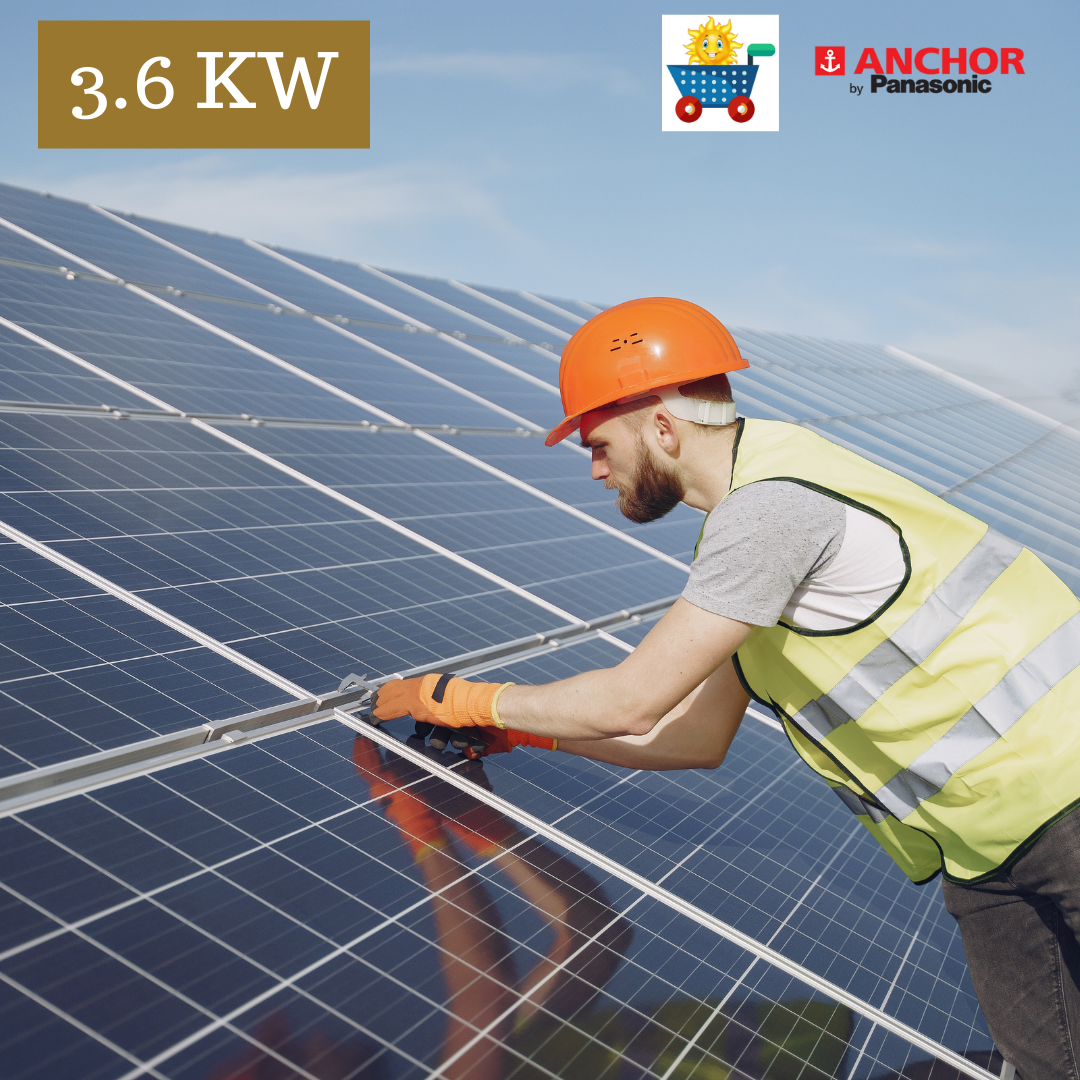 Panasonic 3.6 Kilowatt Solar Rooftop System with Lithium battery