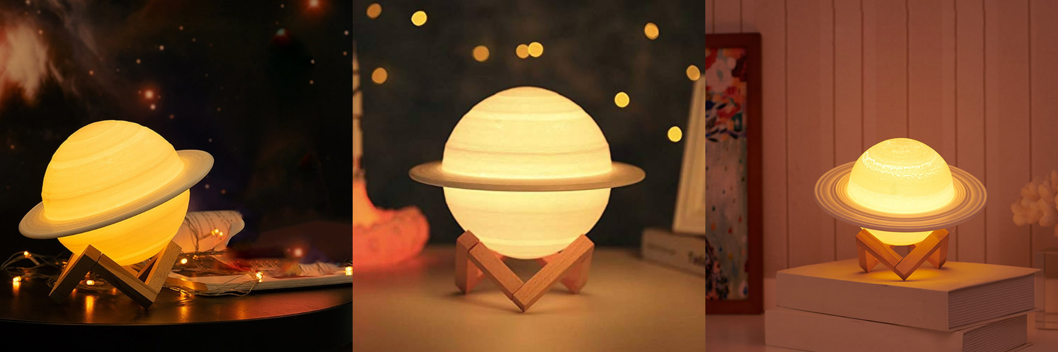 3D Saturn Light Lamp for Diwali decoration