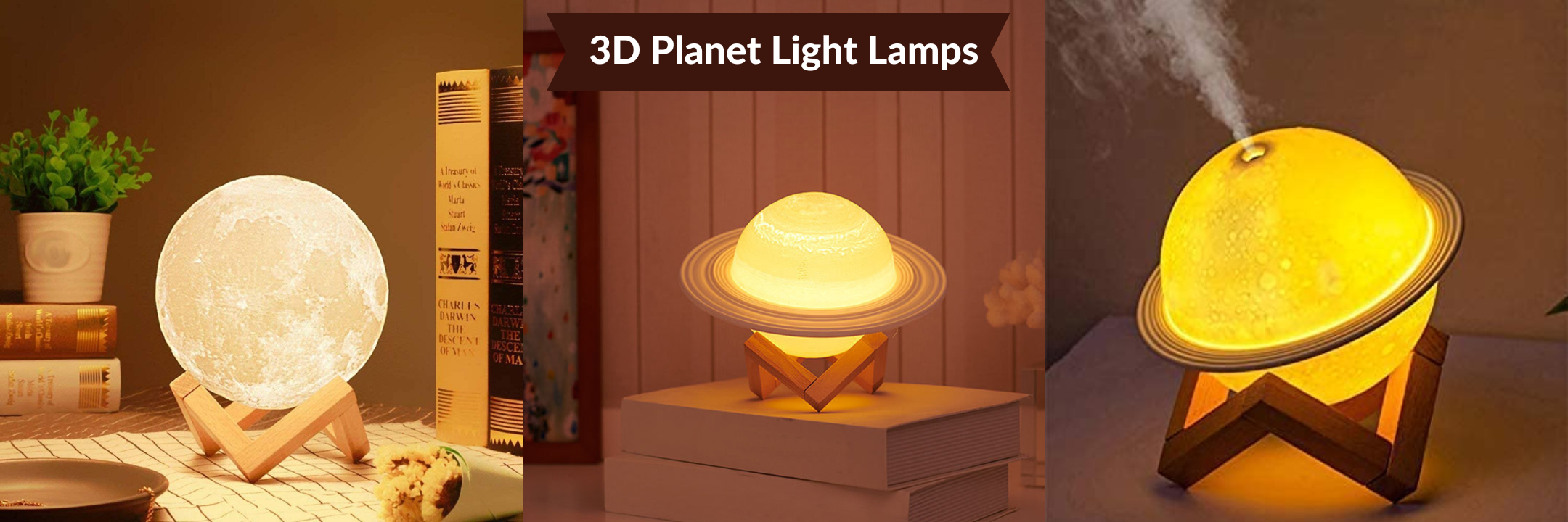 3D Planet LED Lights