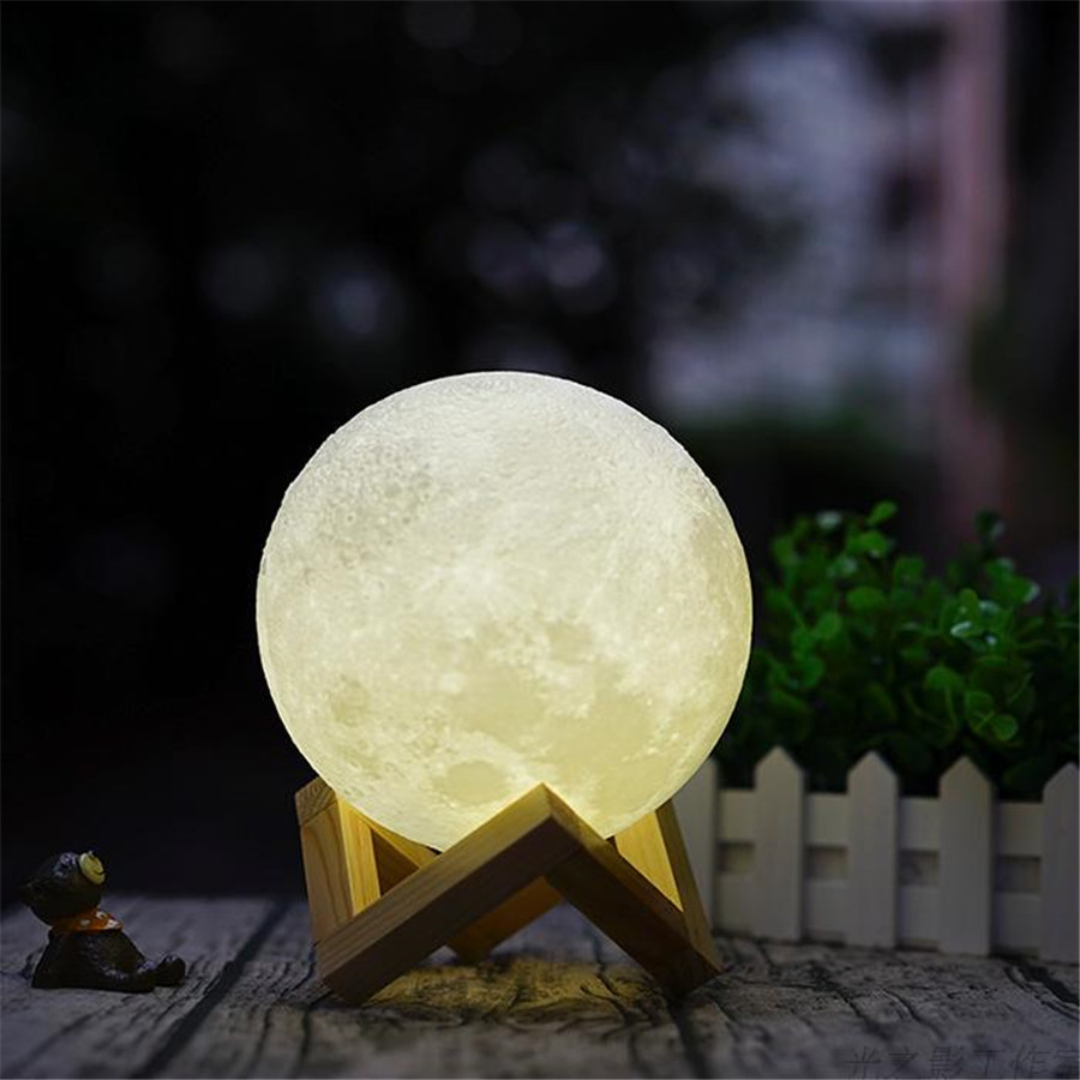 Moon Light Lamp, Pack of 2- Planet Lamp rechargeable-Apollo Universe