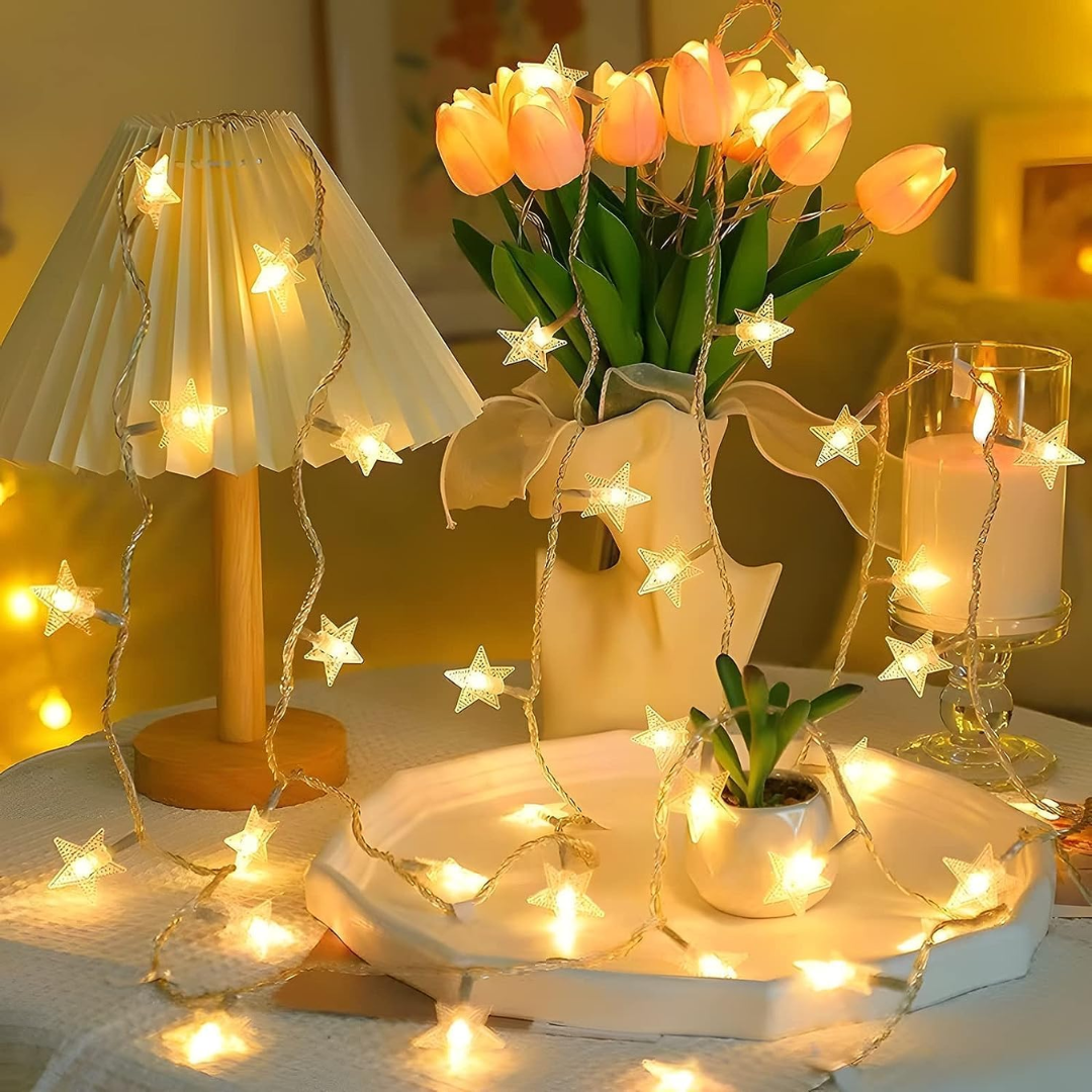 Star string LED Lights, fairy LED Light for Diwali, Christmas decoration-Apollo Universe 
