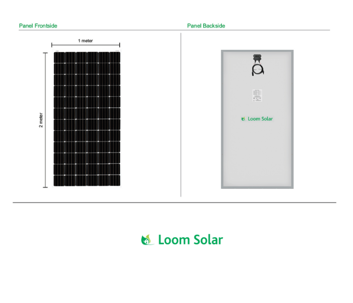 Loom Solar 1 kilowatt offgrid solar rooftop system installation - Apollo Universe