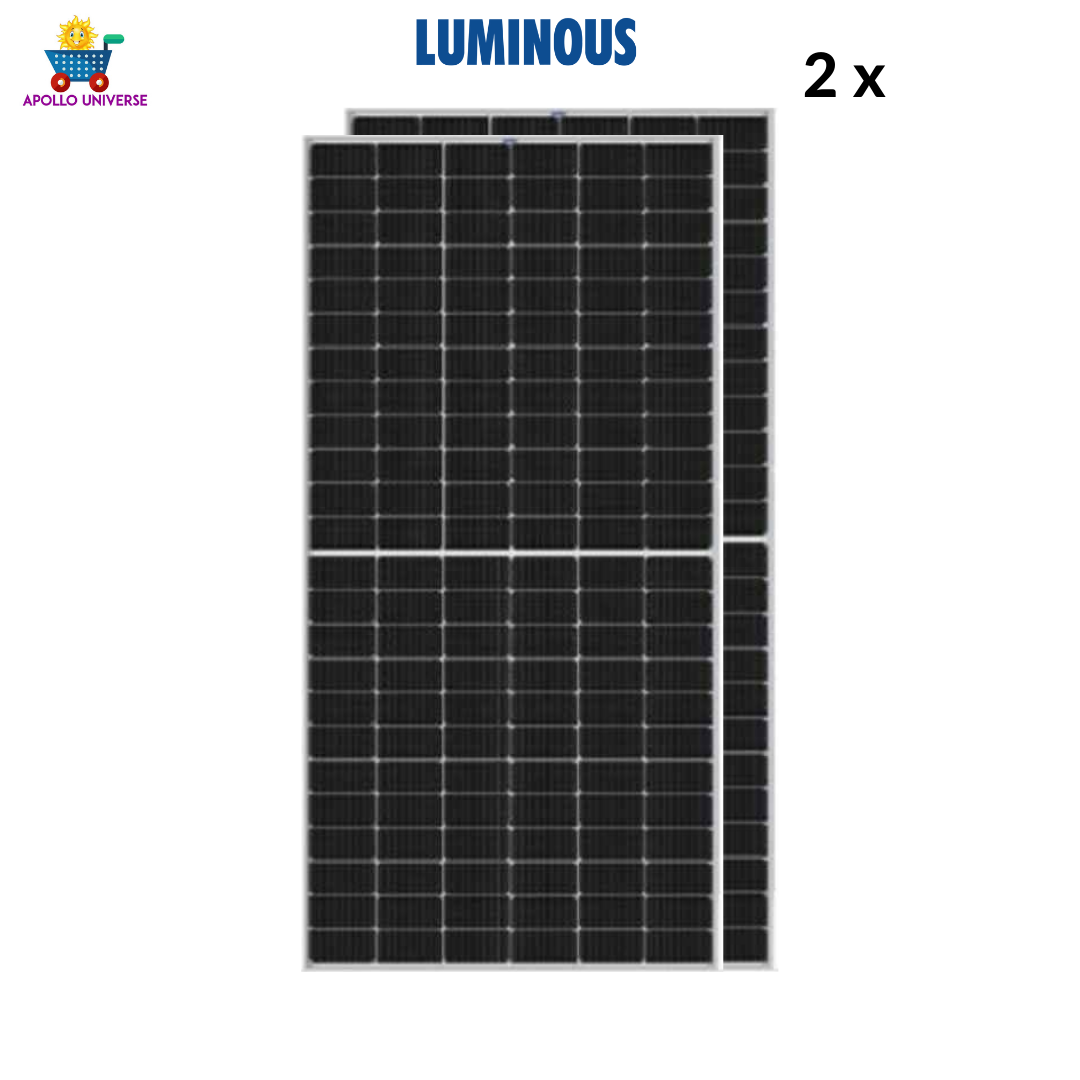 Luminous 445 Watts, Half-Cut, MONO-PERC Solar Panels, Pack of 2