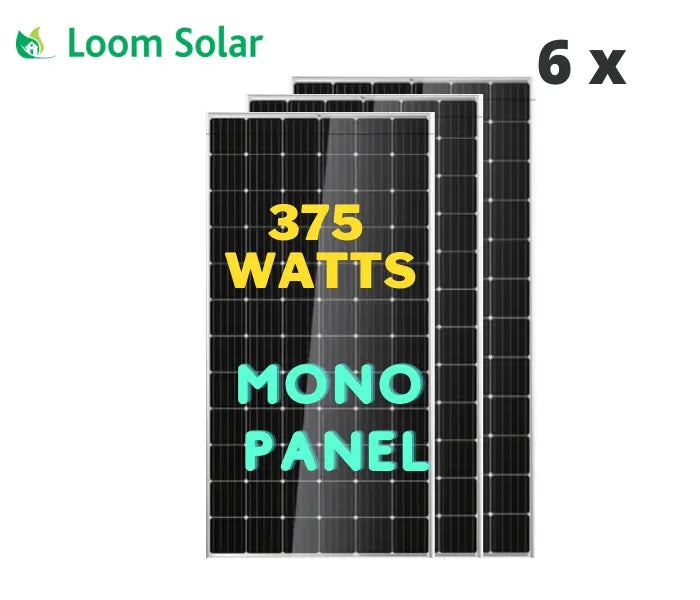 Loom Solar 2 kilowatt offgrid solar rooftop system installation - Apollo Universe