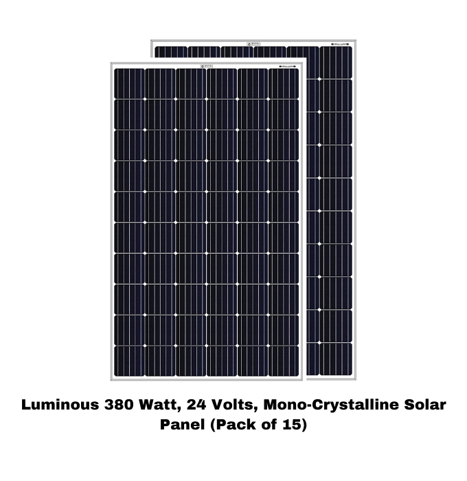 Luminous Solar 5.7 Kilowatt, 1-Phase Off-Grid Mono-Crystalline Solar System - Apollo Universe