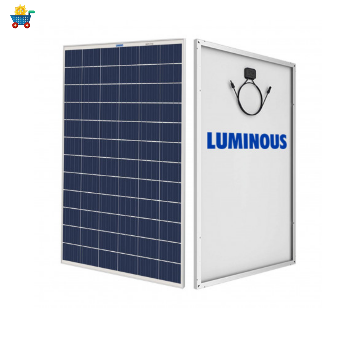 Luminous solar 10 kilowatt, 1-Phase, Polycrystalline, solar off-grid system with off grid PCU 12.5 kVA MPPT Inverter & 150 Ah solar C-10 batteries (10 Nos)- Combo Kit