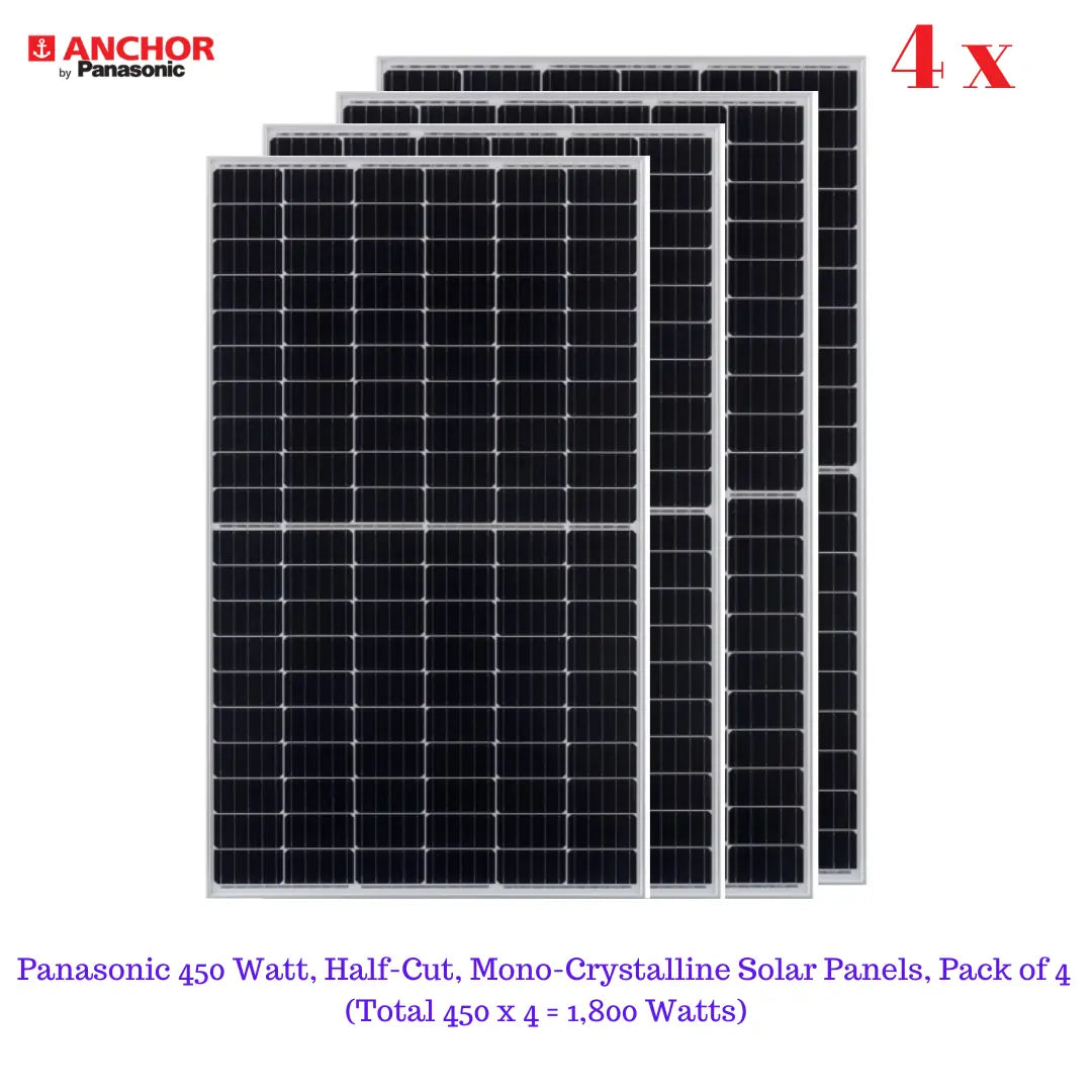 panasonic solar panels pack of 4